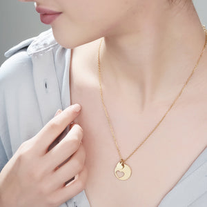 Mysha Personalized Couples' Heart Puzzle Pendant