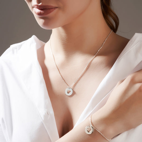 Mysha Personalized Captured Love Pendant