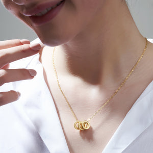 Mysha Triple Ring of Peace Pendant