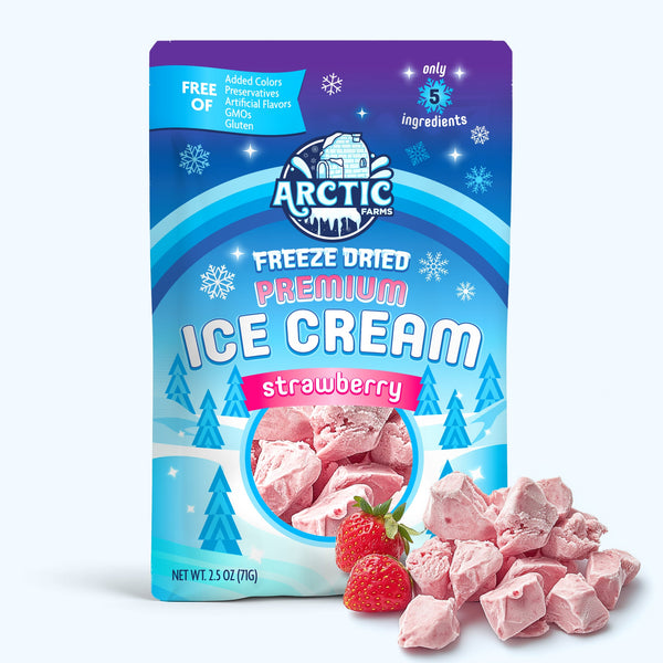 PREMIUM Freeze Dried Ice Cream * Only 5 Ingredients * Neapolitan