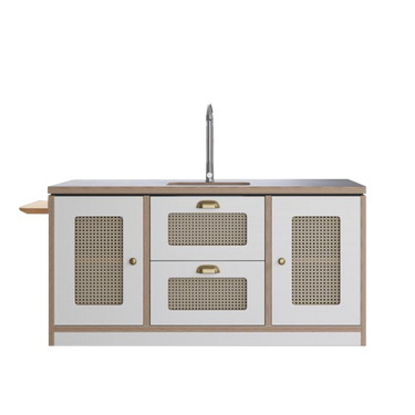 Macedon Breakfast Bar – Modern Play Island with Stools Included