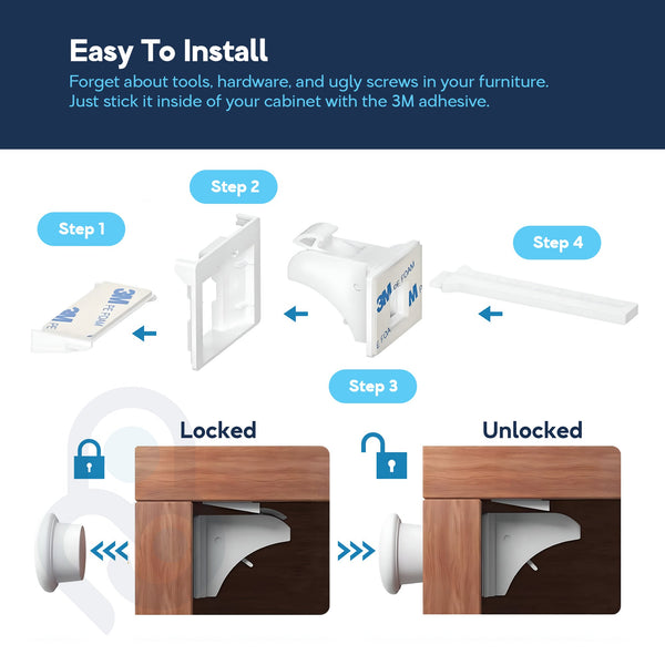 Baby Proof Me | Magnetic Safety Lock Kit