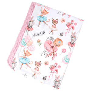 Baby & Toddler Minky Blanket - Ballerinas