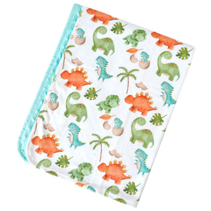 Premium Baby & Toddler Minky Blanket - Dinosaurs