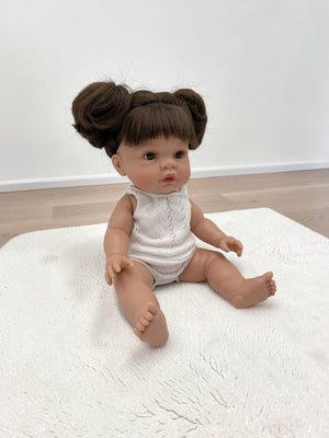 Bebenita 14" Baby Girl Doll - Marbella | Unscented & Fully Clothed