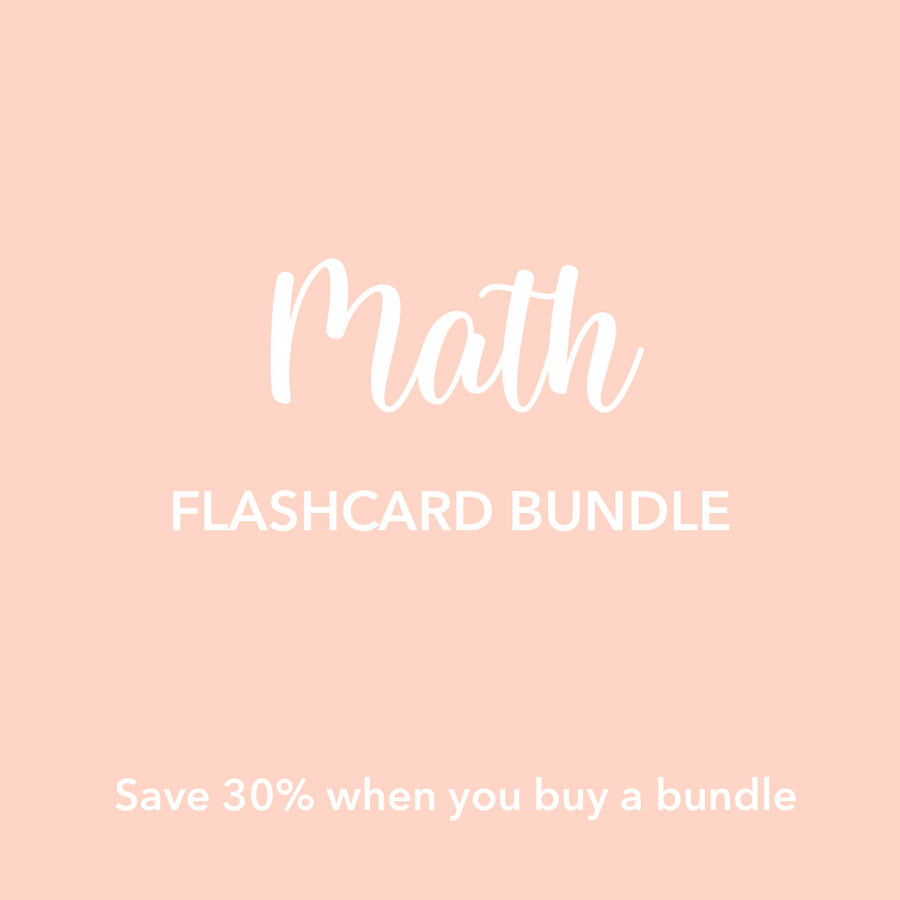 "Math Flashcards Bundle for babies - engaging educational toys for early learning and development."