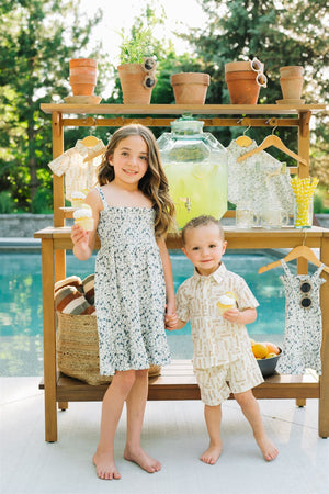 Surfboard Linen Cotton Shorts - MOOGCO Baby