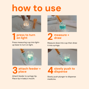 oogiebear light-up baby medicine kit (4-piece)