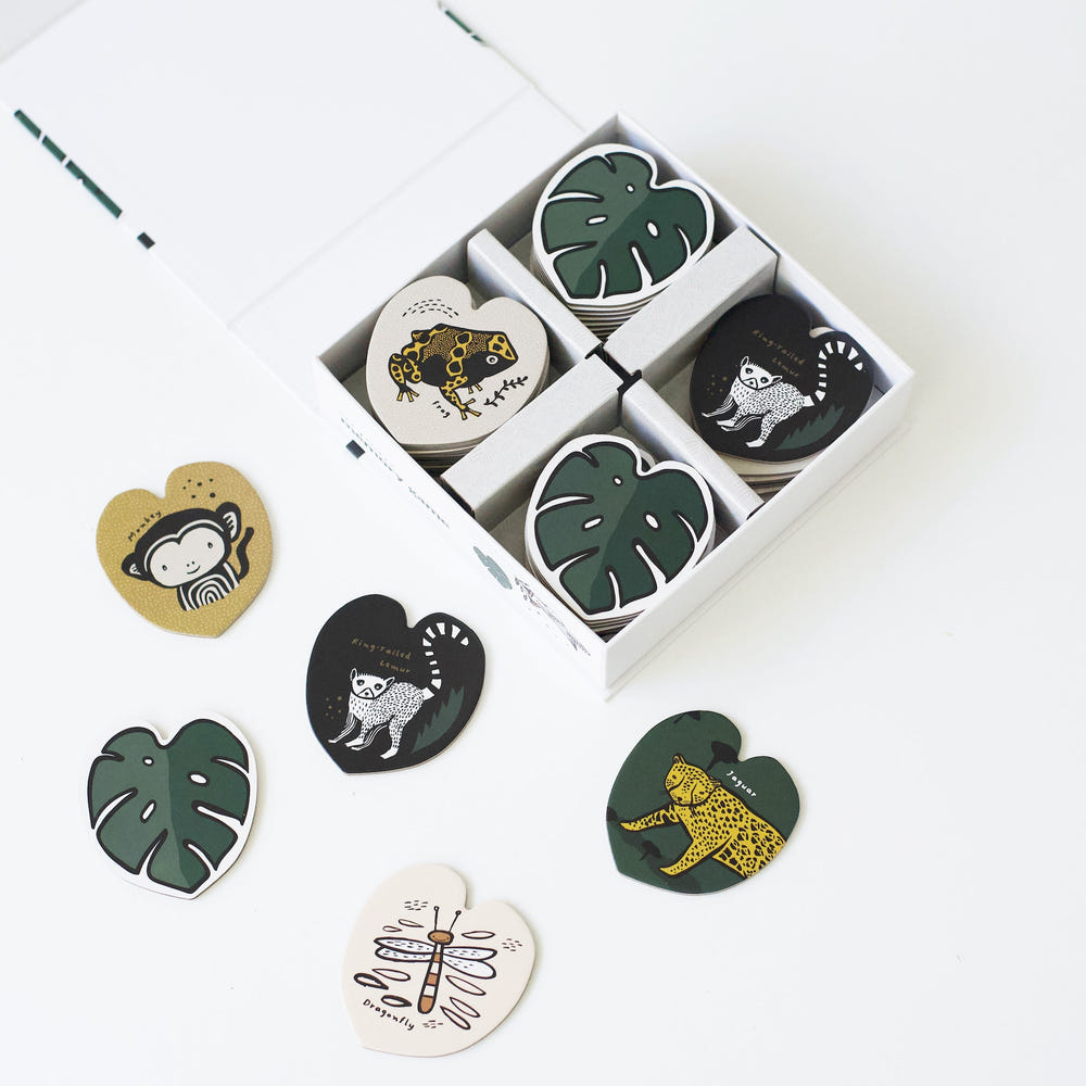 "Jungle Memory Game for babies - fun and educational card game for developing memory skills."