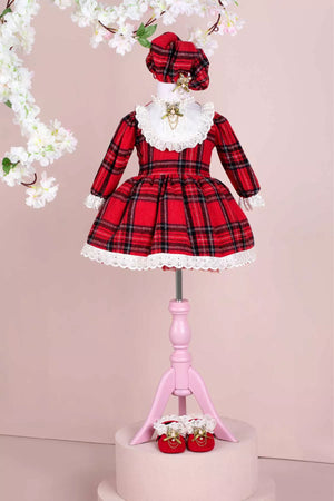Merry Red Christmas Dress Set