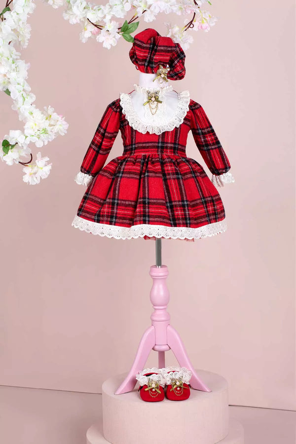 Merry Red Christmas Dress Set