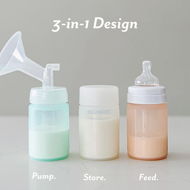 Silicone Breast Milk Storage Bottles
