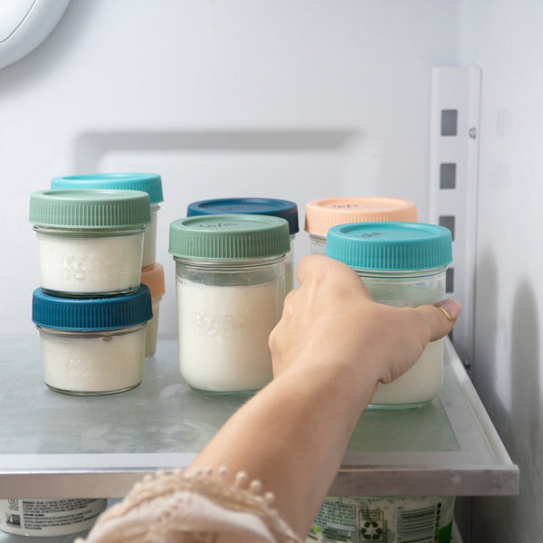 Mason Bottle Plastic Storage Lids leak-proof for breast milk baby food