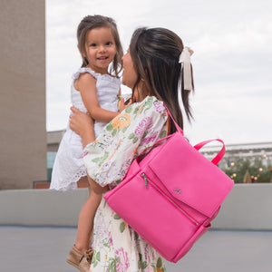 Hot Pink Mini Classic Diaper Bag II