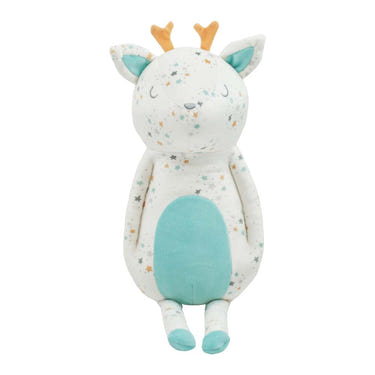 Leo Reindeer Mini Printed Plush - adorable soft toy for babies, perfect for cuddling and playtime.