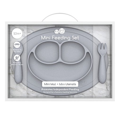 Mini Feeding Set- Pewter