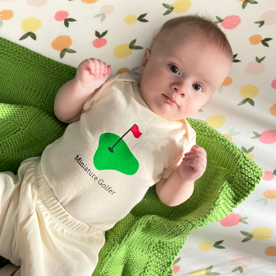 Mini Golfer Short Sleeve Romper