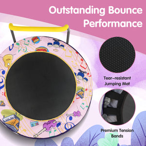 Mini Trampoline Folding Small Rebounder for Kids with Lights