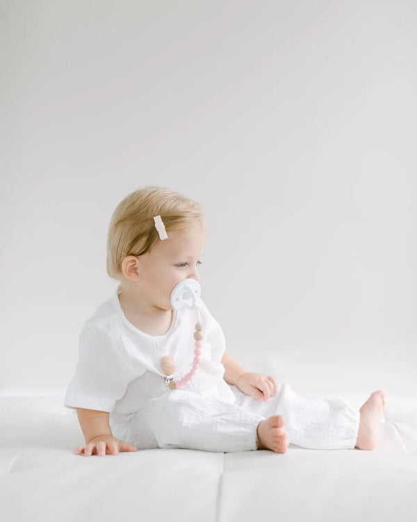 Pacifier Clip - Pink