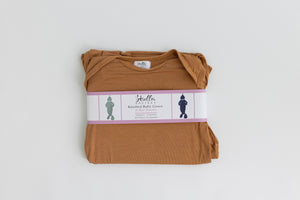 Newborn Knotted Baby Gown and Hat Set - Crew  - (Newborn-3 months) Mint, Navy Blue, Pink, Camel Brown