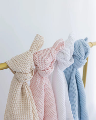 Waffle Blankets - Newborn, Baby, Toddler - 100% Cotton - MOOGCO Baby