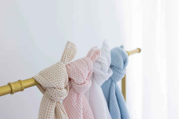Waffle Blankets - Newborn, Baby, Toddler - 100% Cotton - MOOGCO Baby