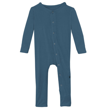 Coverall with Snaps in Twilight