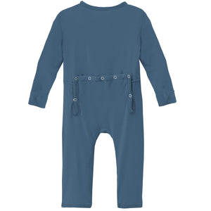 Coverall with Snaps in Twilight