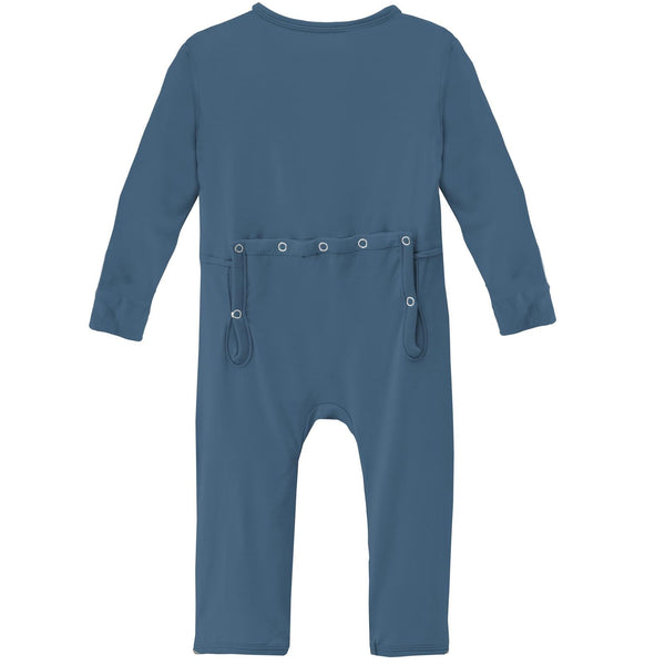 Coverall with Snaps in Twilight