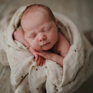 Mushie Organic Cotton Muslin Swaddle Blanket extra soft