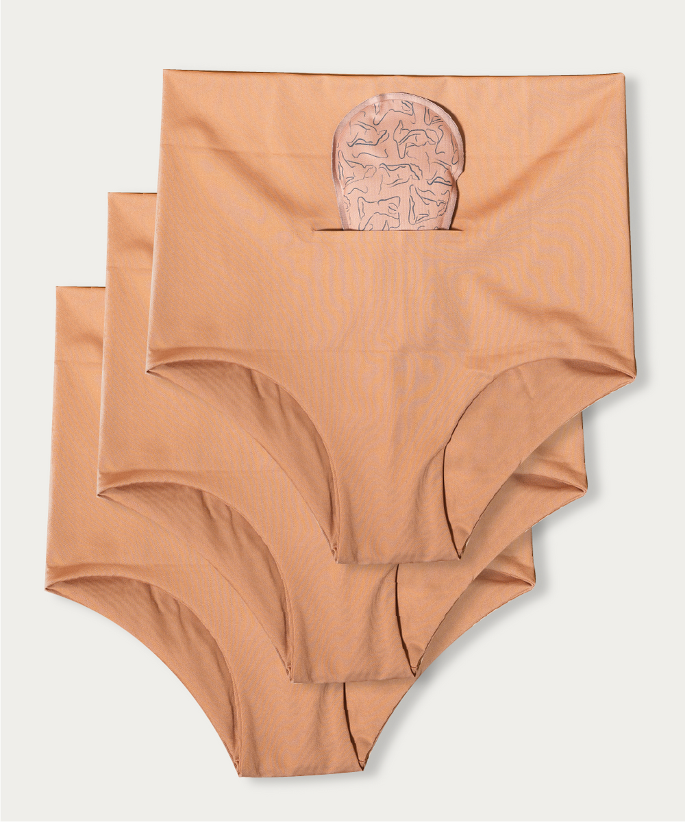 FourthWear postpartum recovery underwear set of 3 with perineal ice heat pack for comfort and support after childbirth.
