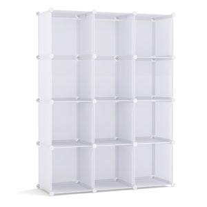 Modular Kids Wardrobe with 10 Cubes & Hanging Rod