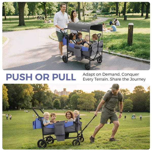 Momfann Stroller Wagon for Kids – 2-Seater All-Terrain Baby Wagon