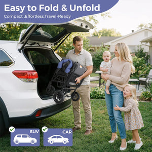 Momfann Stroller Wagon for Kids – 2-Seater All-Terrain Baby Wagon