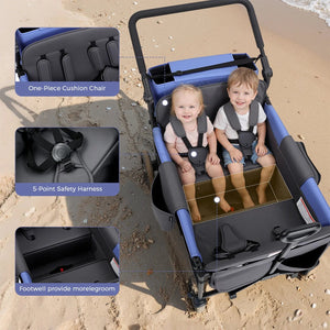 Momfann Stroller Wagon for Kids – 2-Seater All-Terrain Baby Wagon