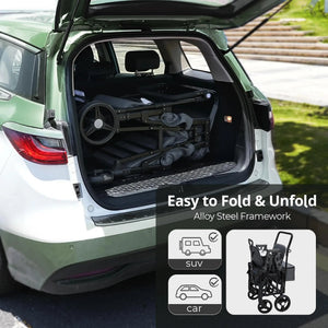 Momfann Stroller Wagon for Kids – 2-Seater All-Terrain Baby Wagon