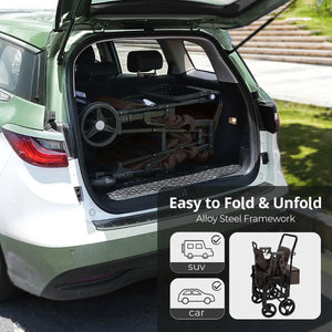 Momfann Stroller Wagon for Kids – 2-Seater All-Terrain Baby Wagon