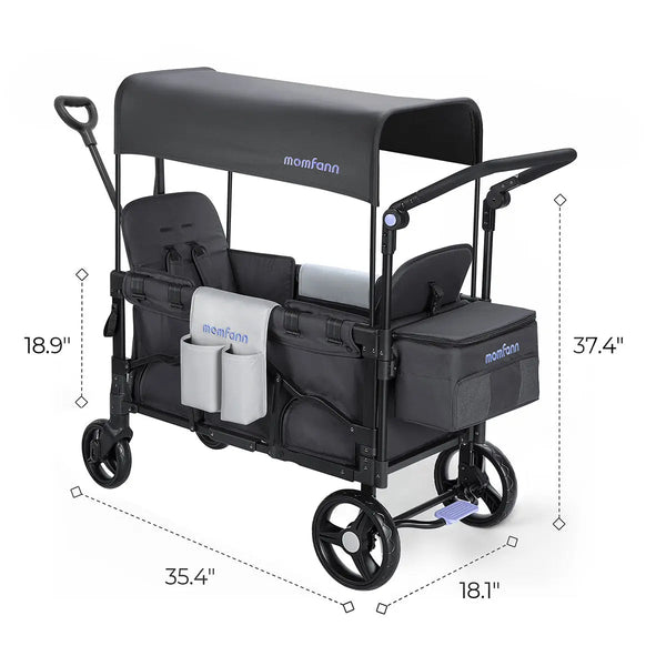 Momfann Stroller Wagon for Kids – 2-Seater All-Terrain Baby Wagon