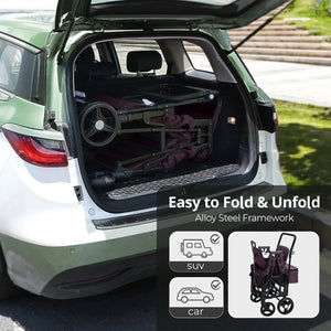 Momfann Stroller Wagon for Kids – 2-Seater All-Terrain Baby Wagon