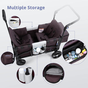 Momfann Stroller Wagon for Kids – 2-Seater All-Terrain Baby Wagon