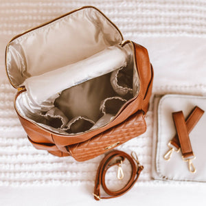 Signature Diaper Bag Caramel