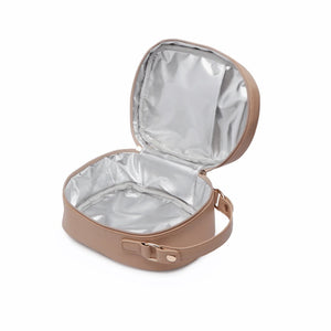 Classic Snack Bag in Latte Brown, perfect for food storage and on-the-go convenience for babies.