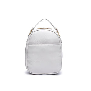 Classic Snack Bag in Stone Grey for food storage and on-the-go convenience, angled view showcasing its design.