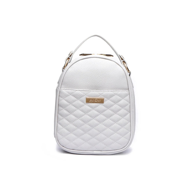 Classic Snack Bag in Stone Grey, perfect for food storage and on-the-go convenience for babies. Angle 4 view.