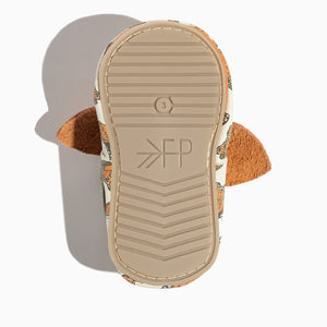 Monarch Butterfly Knotted Bow Baby Shoe