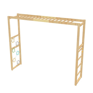 Monkey Bar Attachment – For 95 Inch MODULAR Walnut Swedish Ladder