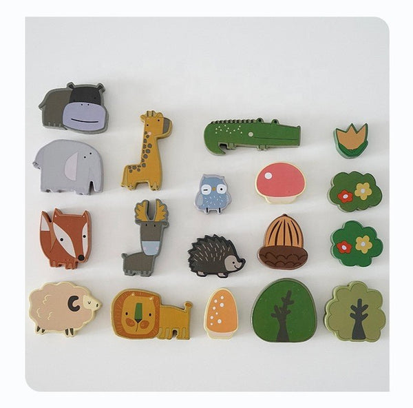 Wooden Animal Stacking Blocks: Montessori Balancing Toy for Creative Play