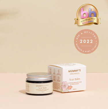 Organic C-Section Scar Balm for soothing and healing, perfect for new moms. Safe and gentle for sensitive skin.