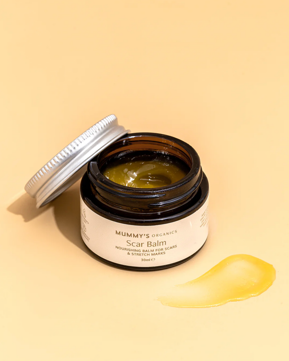 Organic C-Section Scar Balm for soothing and healing, perfect for new moms. Safe and gentle for sensitive skin.