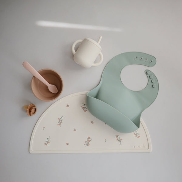 Mushie Silicone Placemat Food-Grade Silicone Soft Colors
